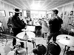 Cross Brothers Band - View from Jason's drums (Dixie Cafe)